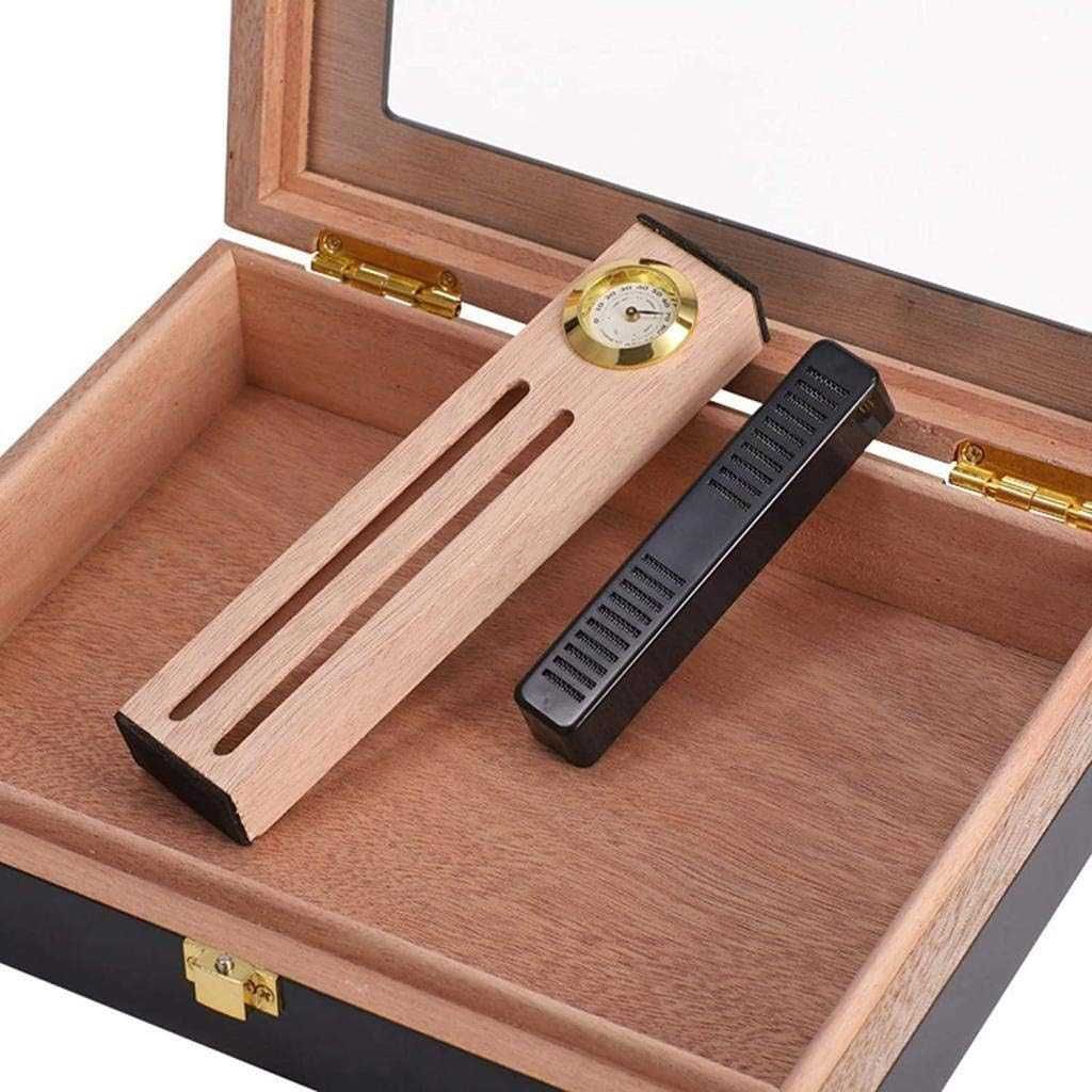 Кутия за пури хумидор кедрово дърво пура cohiba galiner цигари запалка