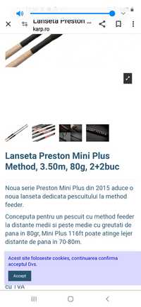 Preston mini plus10 ft și 11.6 ft