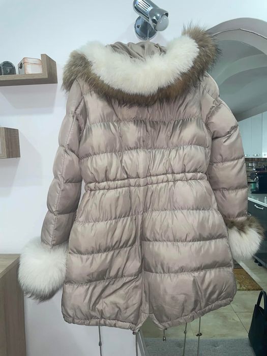 Parka blana natural vulpe