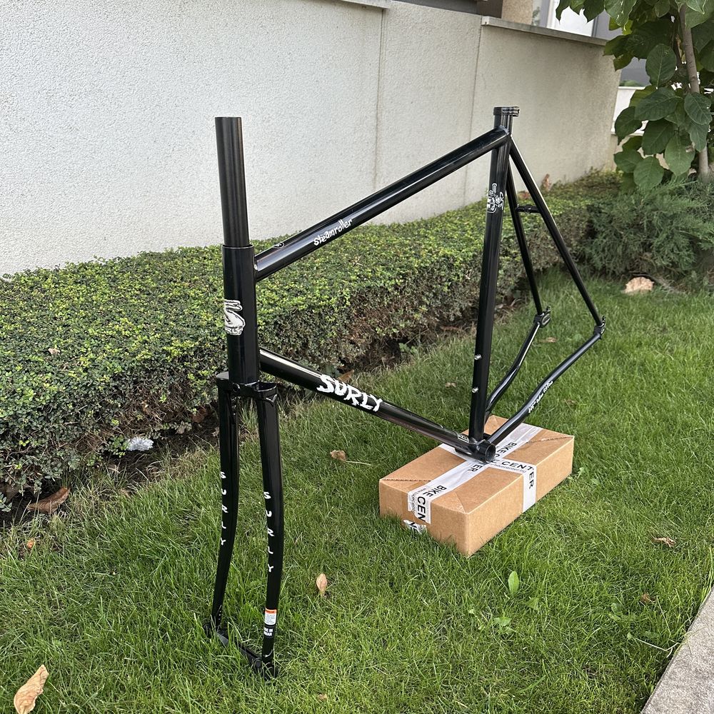 Surly Steamroller Cro-Mo Стоманена Пистова Рамка Fixie Single Speed