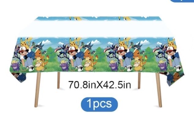 Accesorii cu Pokemon pentru zi de nastere