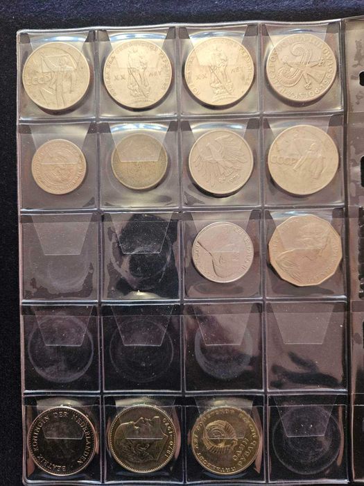 Сребърни и чужди монети различни видове