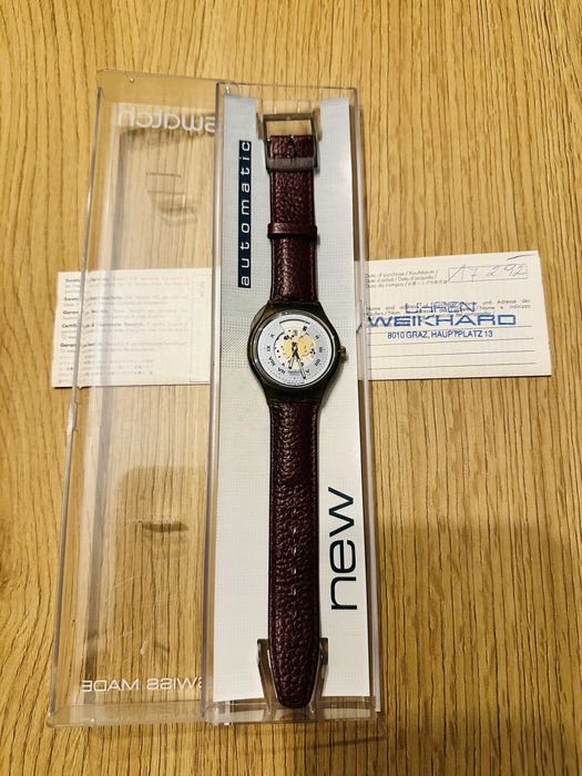 Ceas original Swatch Rubin SAM100 1991 Automatic 36mm 1st version