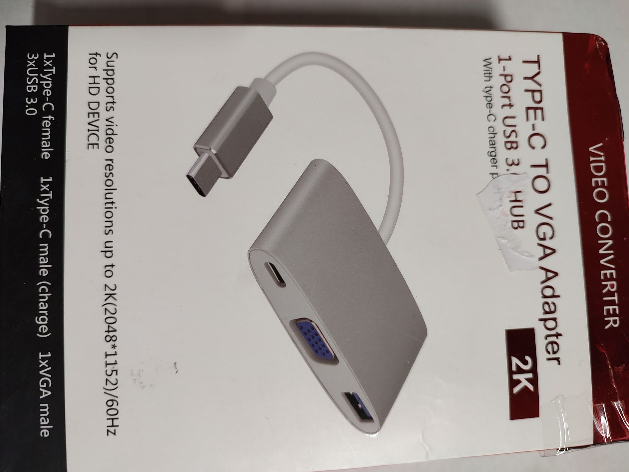 Adaptor 3in1 USB 3.0 la HDMI + VGA