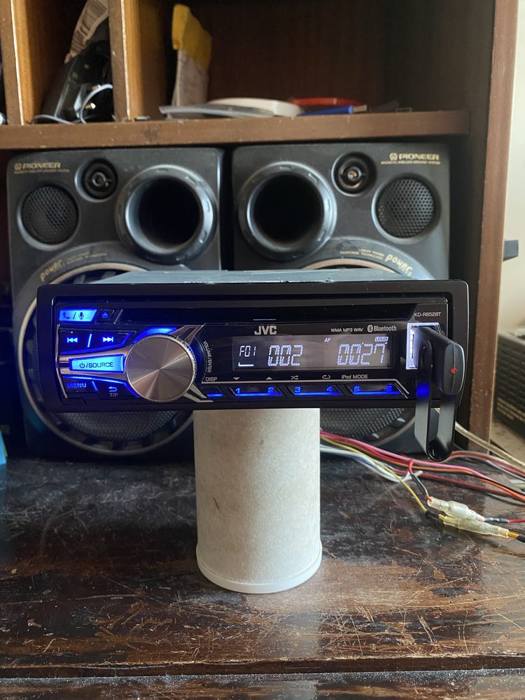 JVC KD-R852BT - BLUETOOTH, USB, CD mp3 плеър за кола сд радио