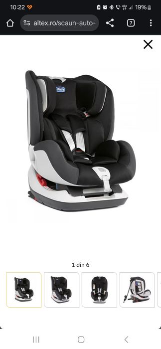 Scaun auto Chicco SeatUp isofix 012