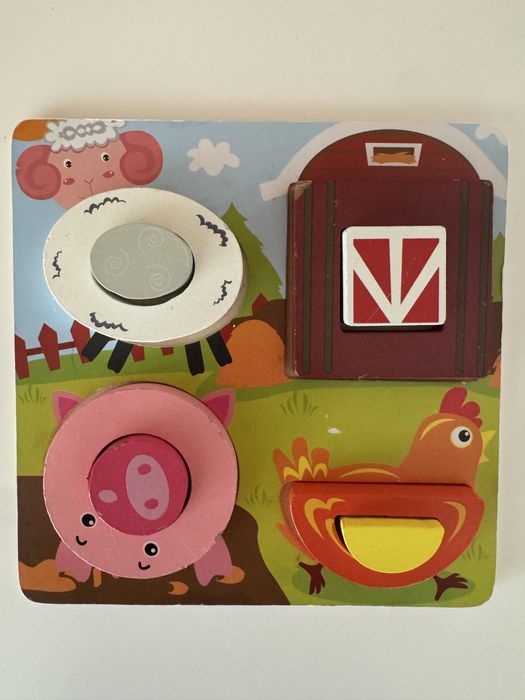 Дървени пъзели - различни видове възраст 1+