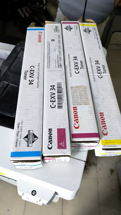Тоннер картридж canon c-exv 34 новый оргинал тонер сатылады