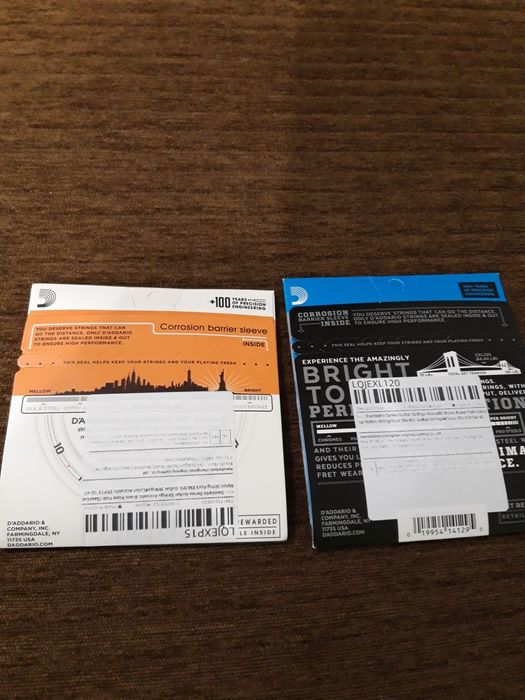 Струни за китара  - два комплекта за 30лв.