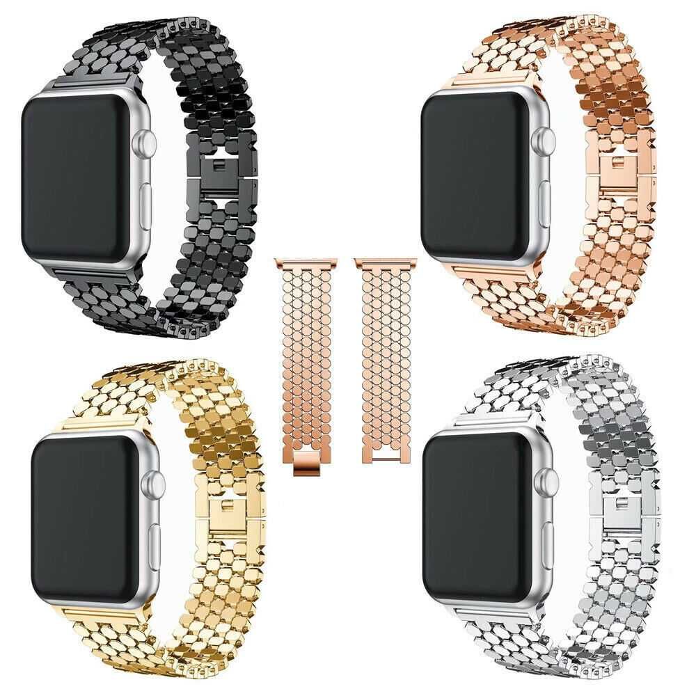 Oferta Bratari Metalice Apple Watch 9,8,7,6,5,4,3,2,SE