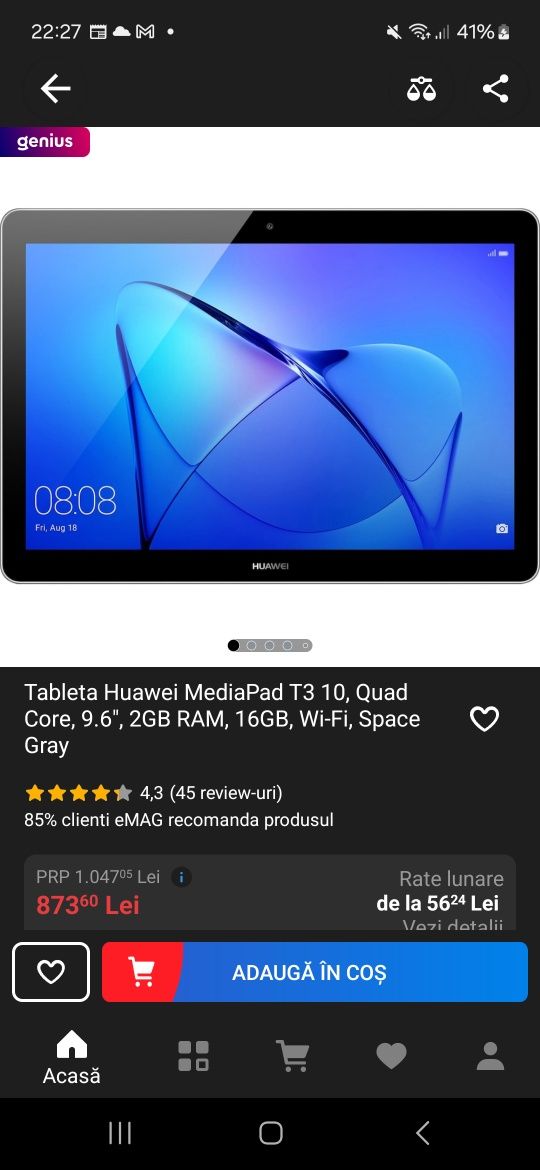 Huawei tableta Media Pad T3