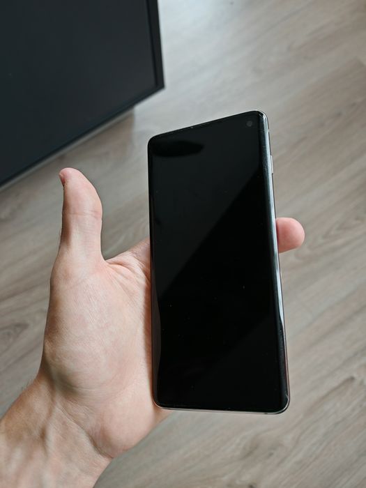 Samsung Galaxy s10 prism white 128 GB in stare perfecta + 3 huse
