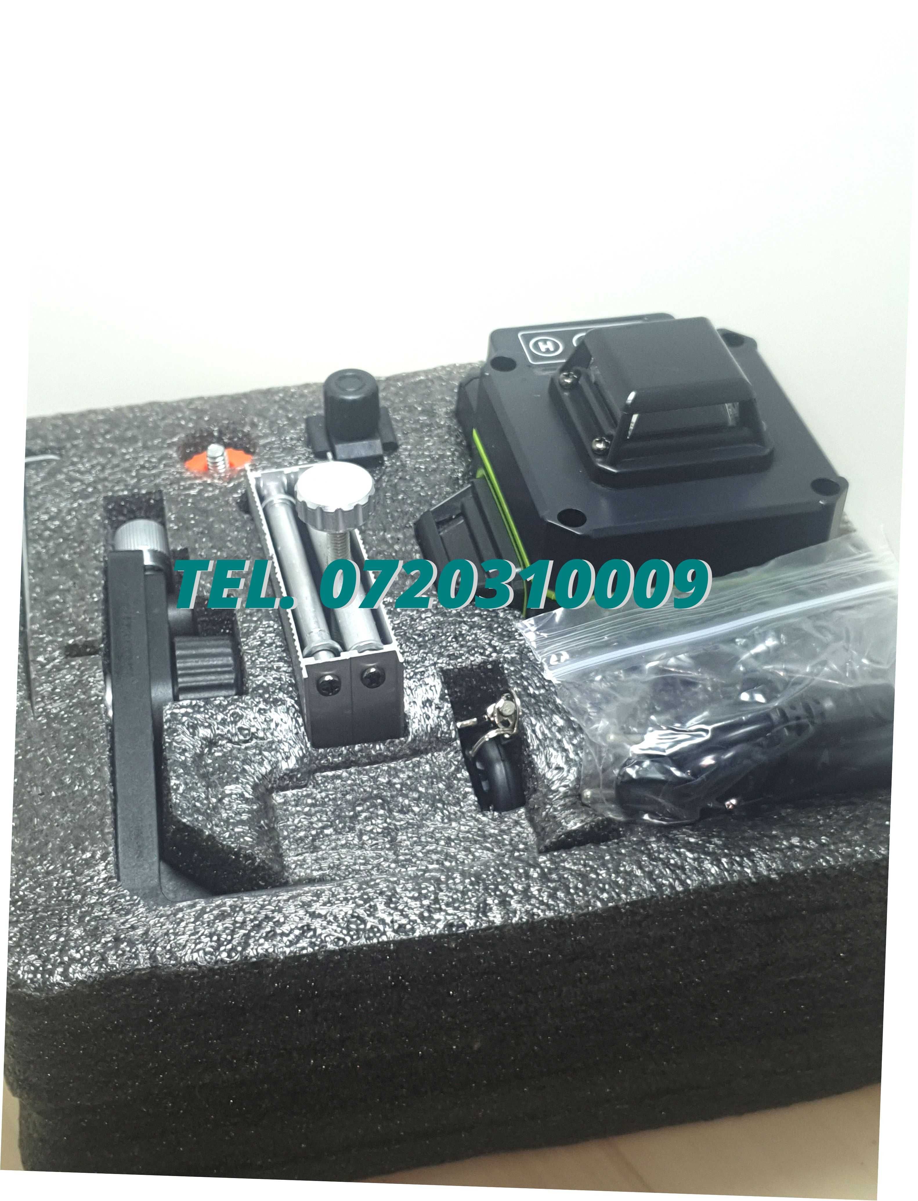 Superoferta Auto Nivela Laser Verde  4d 16 Linii 30m Cu Detector Mie