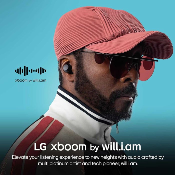 Căști LG xboom Buds de will.i.am sunet semnătură cu drivere din grafen
