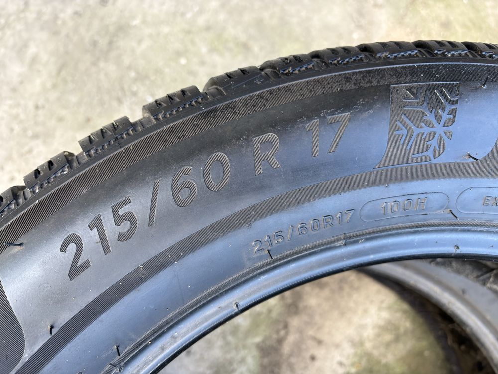 2 броя зимни гуми Michelin 215/ 60/ 17