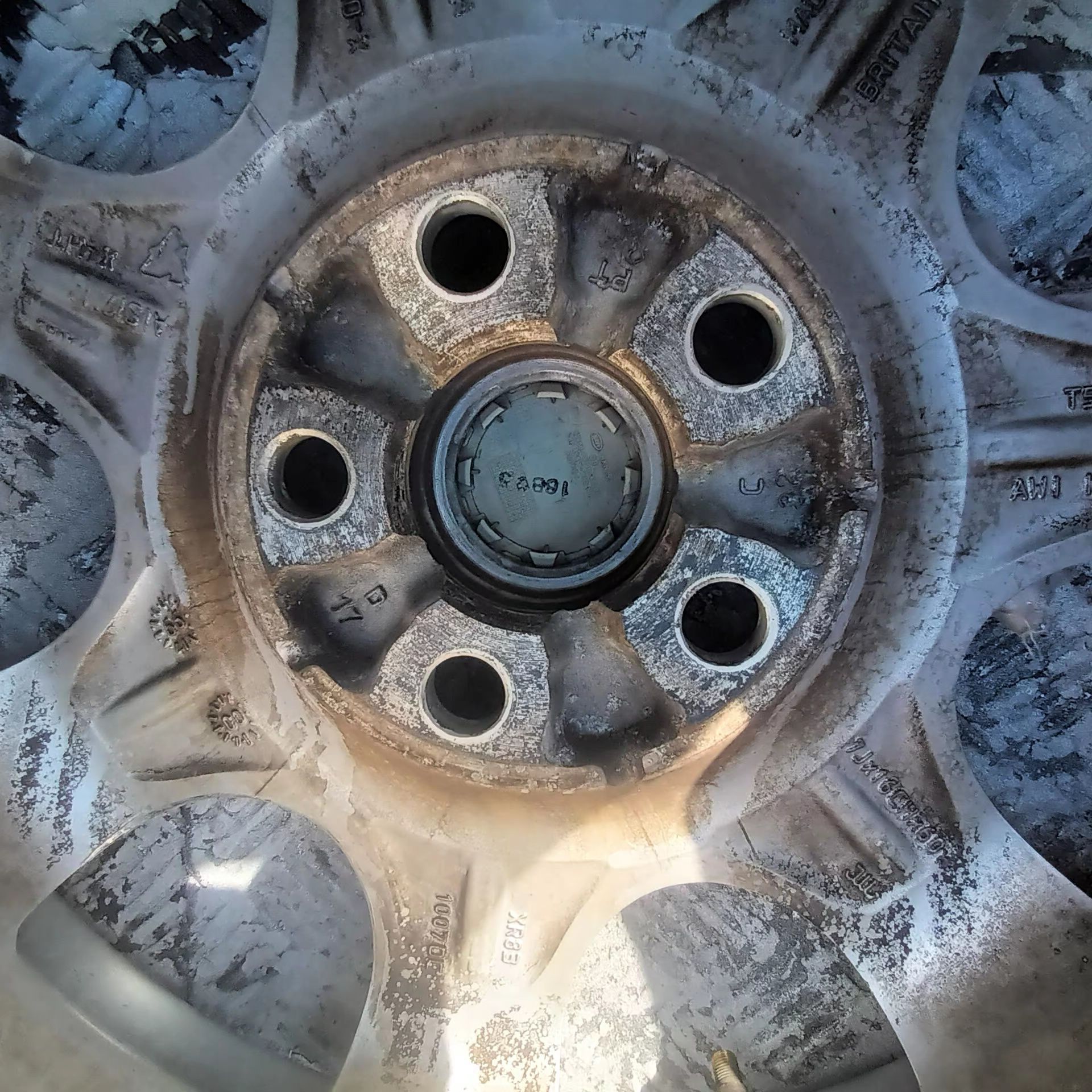 16цола 5×108  7J × 16 ет60 ц.63.4 мм за ЯГУАР  ФОРД ВОЛВО  и други