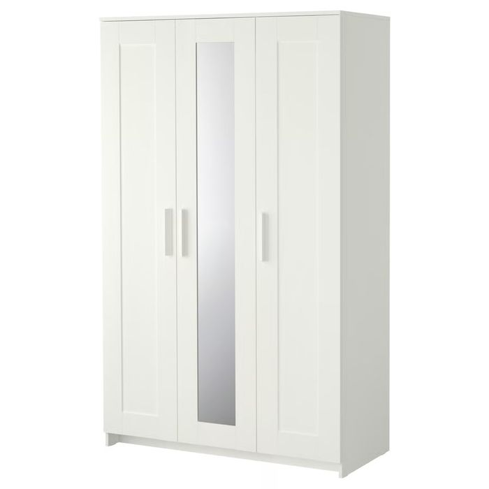 Vand dulap Ikea cu 3 usi alb 117x190 cm