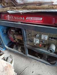 Генератор бензиновый HENGDA в идеальном состоянии
