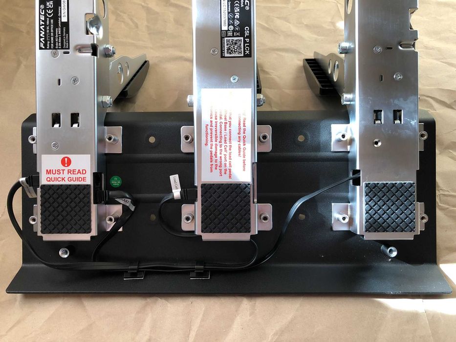 Pedale Fanatec CSL cu Frana Load Cell Kit; Sim Racing