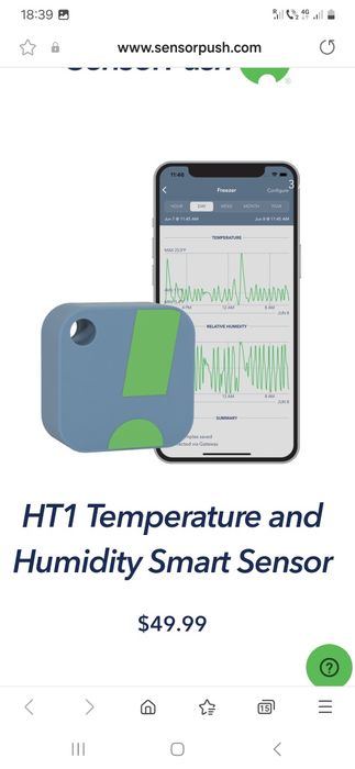 Vand senzori pentru umiditate și căldură prin Bluetooth noi în cutie