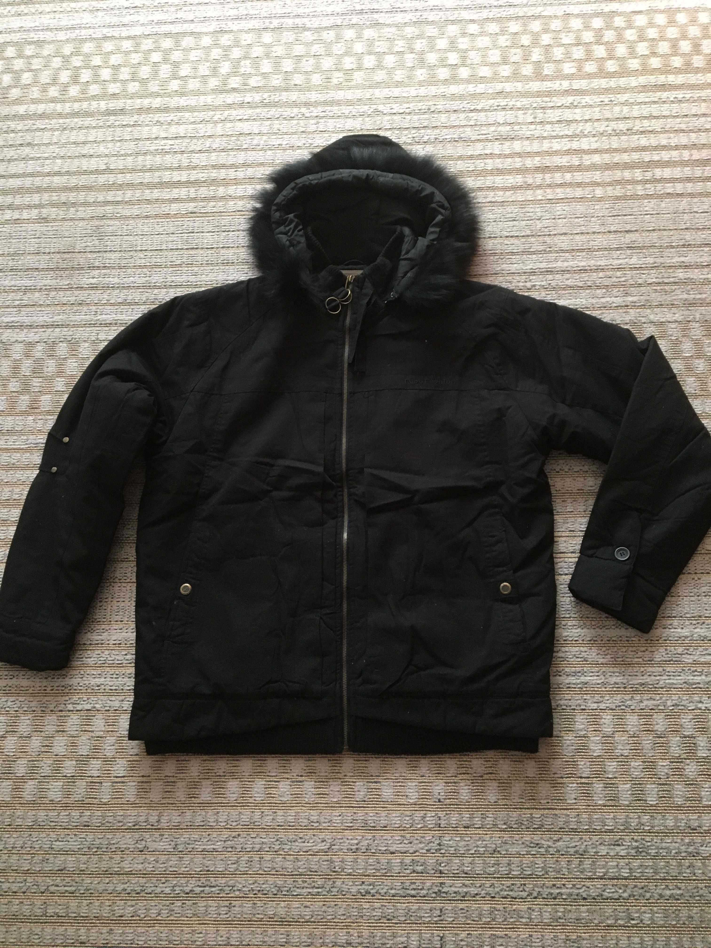 Jacheta neagra de iarna pentru barbati, mar XXXL - NOU fara eticheta