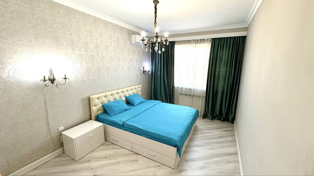 Чистая квартира посуточно в Алматы 1-2ком. ЖК Шахристан, ТРЦ Мега.