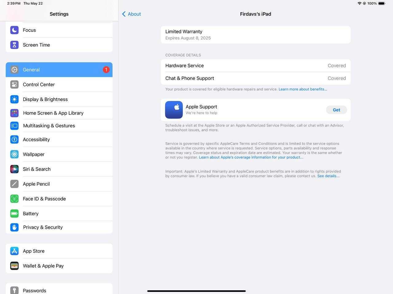 Ipad 13 inch M4 sotiladi