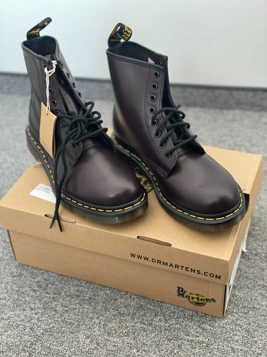 Dr. Martens Кубинки 1460 Burgundy Smooth