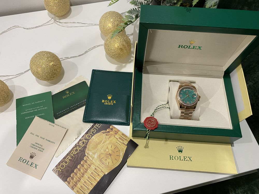 Rolex Day-Date President Rose Gold “Aventurine” 36MM