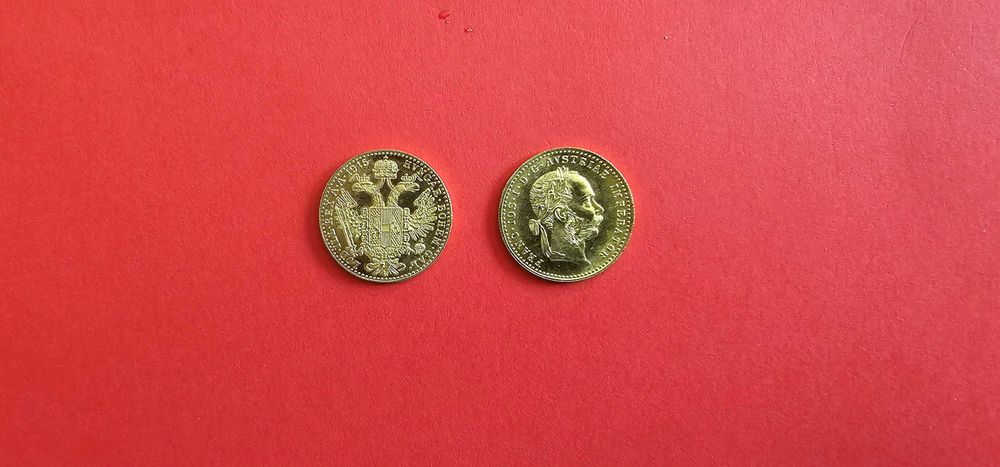 Monezi aur Austrice, Franz Ioseph, 1 Ducat & 4 Ducati