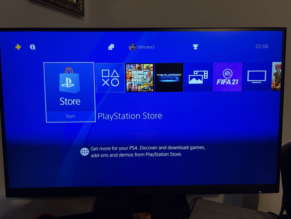 Playstation 4 Fat 500gb partial functional