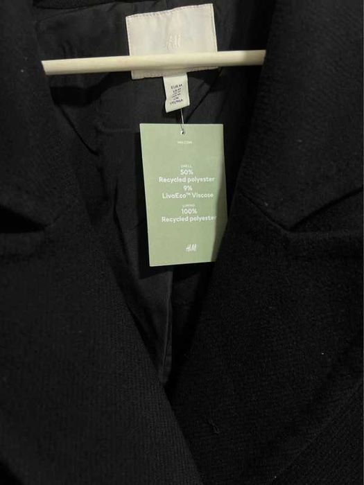 Palton negru H&M dama