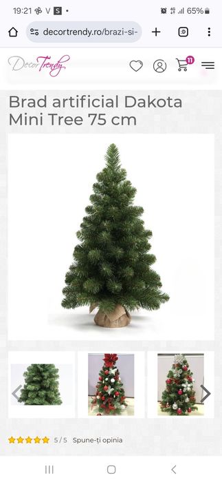 Brad artificial inaltime 75 cm
