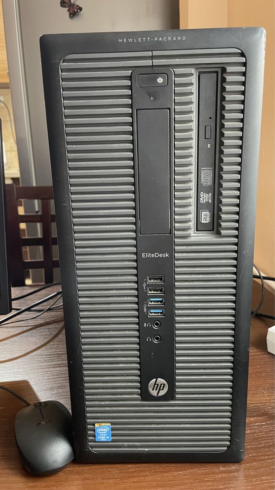 HP elitedesk 800 G1, i5vpro 4570, 3,2GHz up to 3,6GHz, 8GB, 160HDD