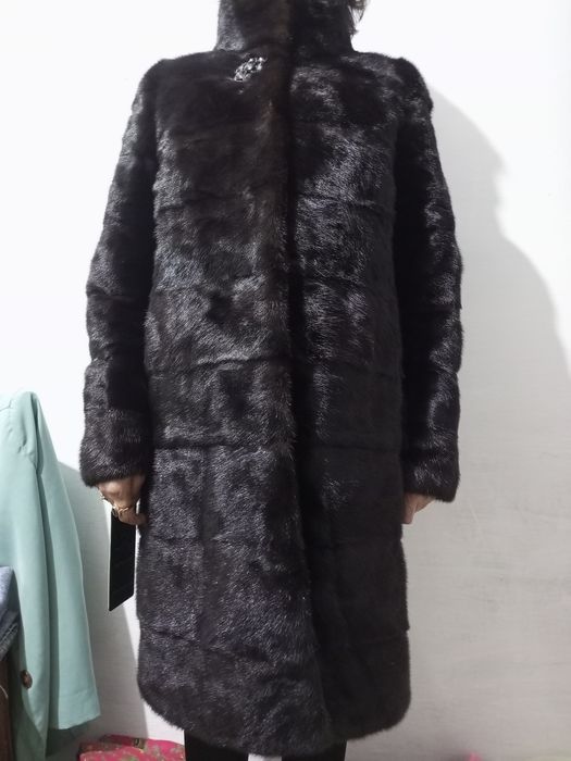 Шуба норковая тёмно-коричневый