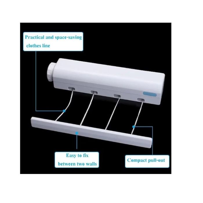 Uscator de rufe de perete retractabil 60 lei nou, 30 lei second-hand
