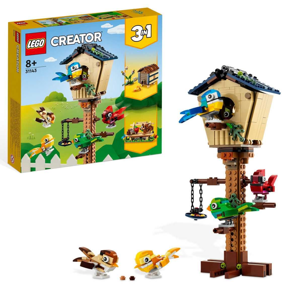 Lego Creator 3 in 1- Cuib pentru pasari-41143