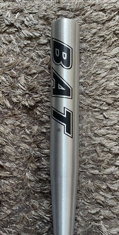 Bata de baseball din aluminiu argintiu x9