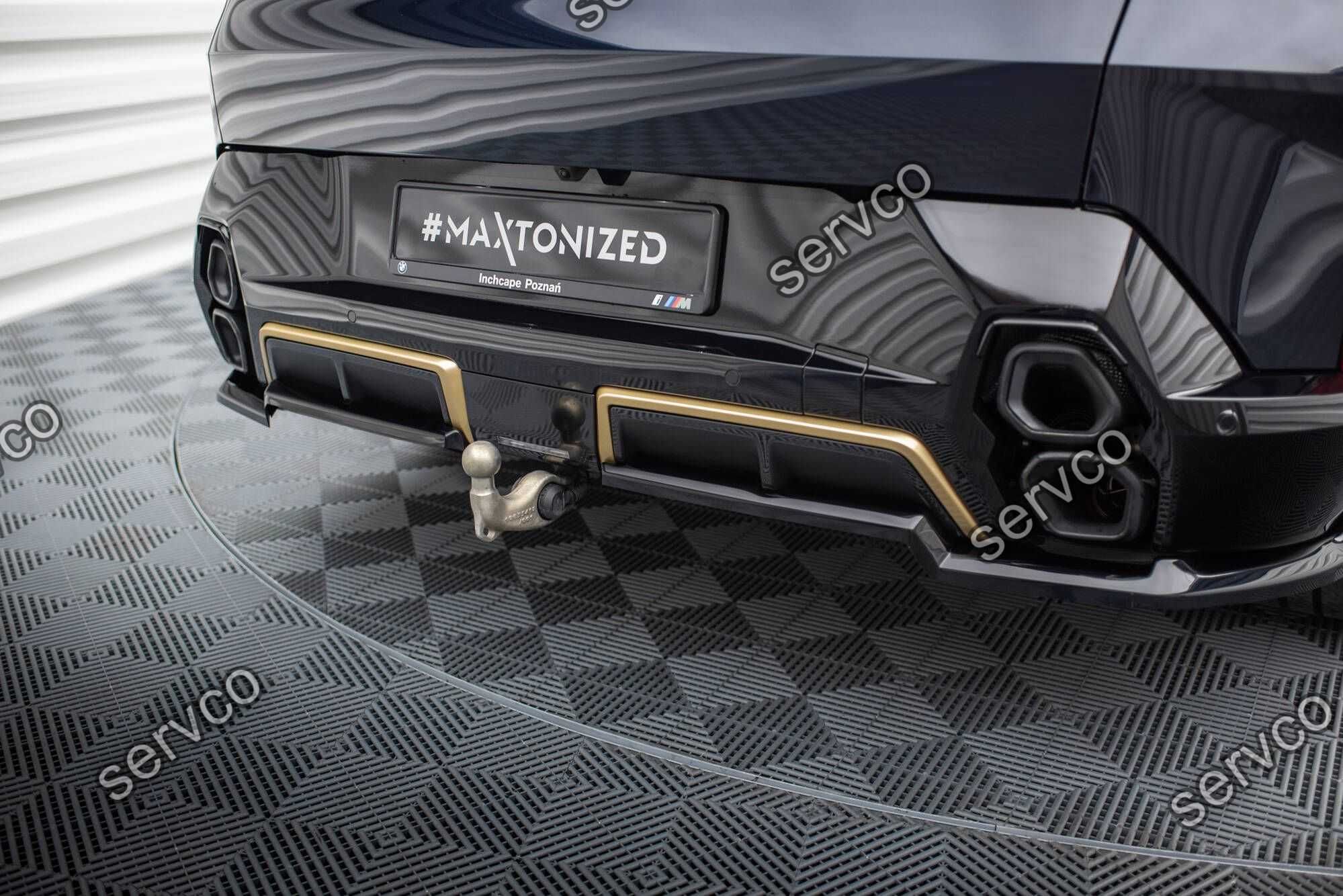 Prelungire splitter bara spate Bmw XM G09 2022- v1 - Maxton Design