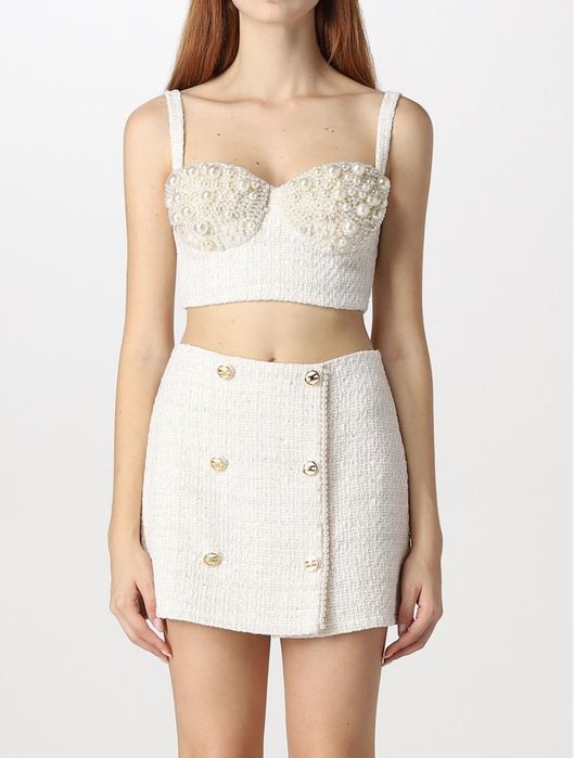 Сет Elisabetta Franchi букле с перли