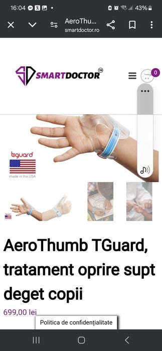 Aero Thumb nou mărime Medium
