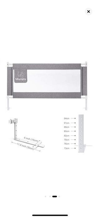 Protectii rabatabile de pat bebelusi/copii
