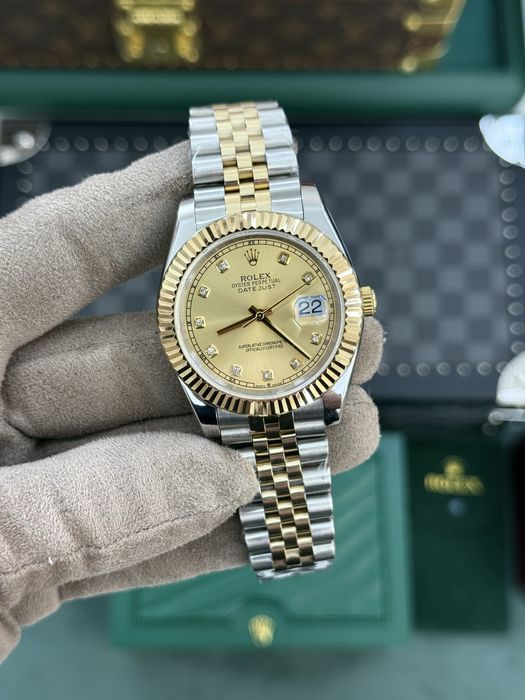 Rolex Date-Just 41mm Champagne Dial