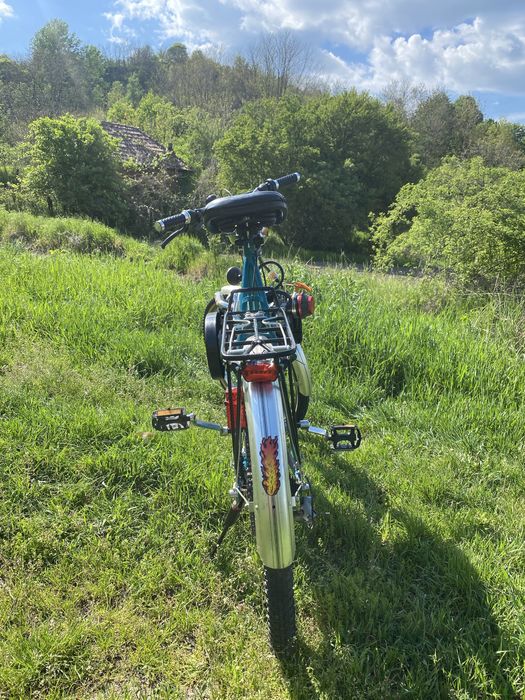Vând bicicleta cu motor 4t