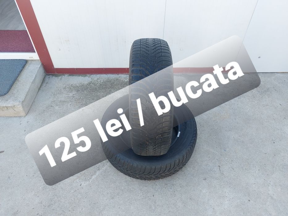 125 lei bucata! Doua anvelope M+S/IARNA 205 60 16 Michelin