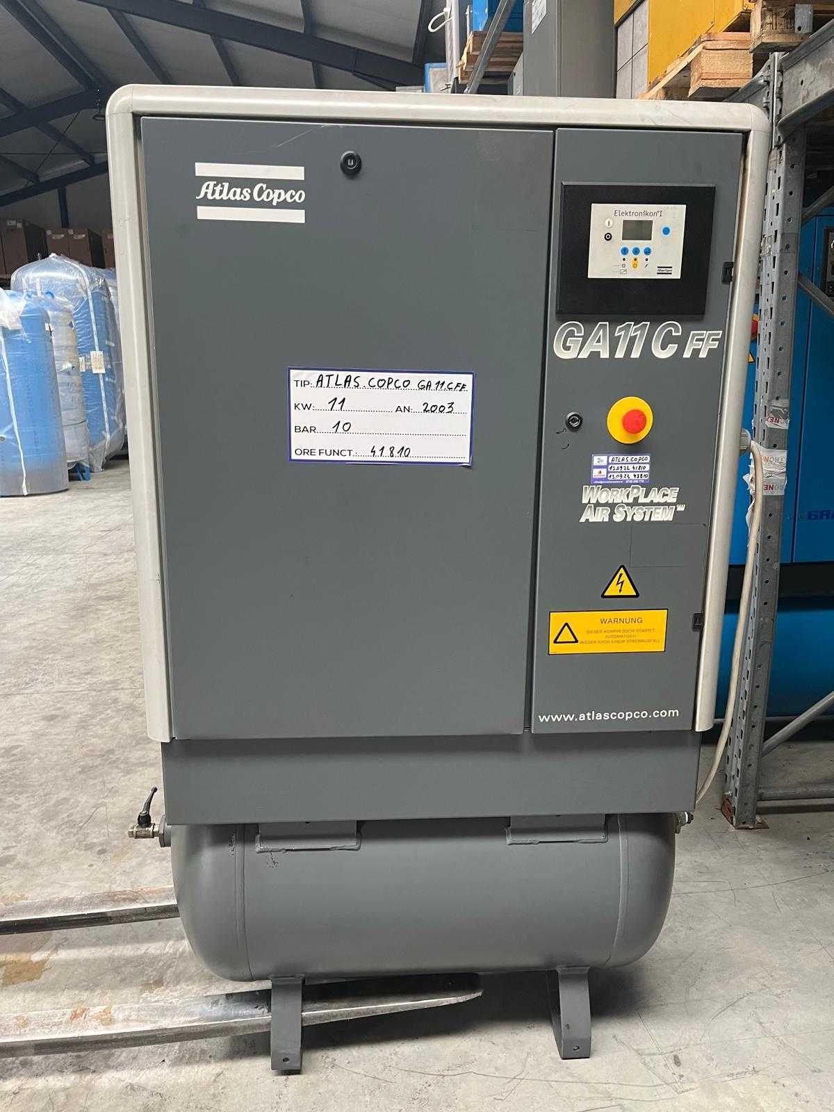 Compresor cu surub Atlas Copco 11KW SH