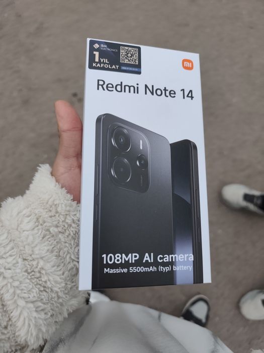 Redmi not 14 Rangi qora