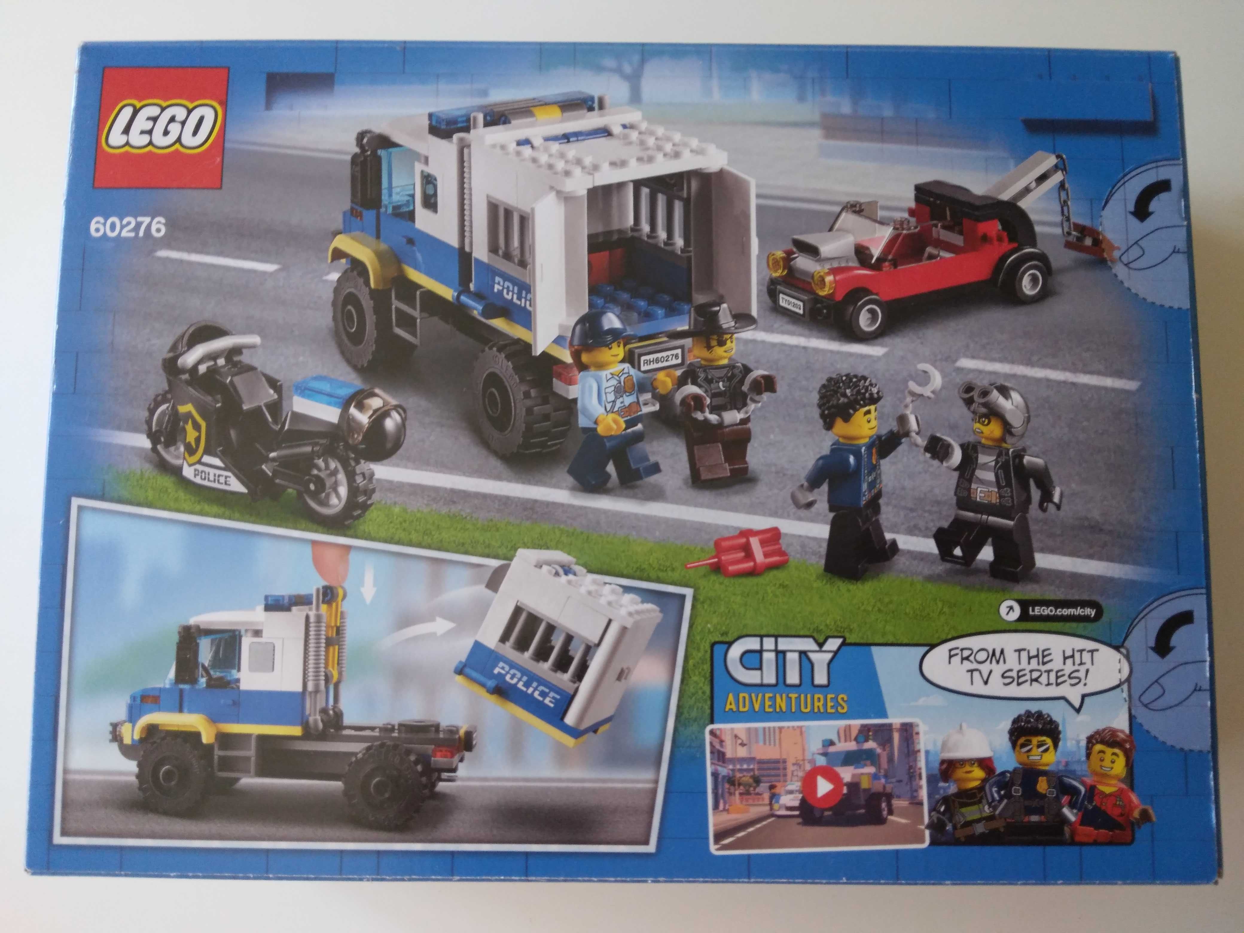 Transportul prizonierilor de politie,vehicule minifig. Lego 60276, nou