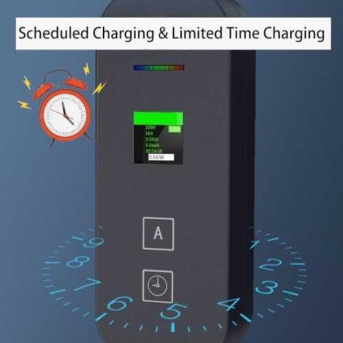 Нов Бързо зареждащ EV кабел Type 2, 3kW, с програмирано зареждане