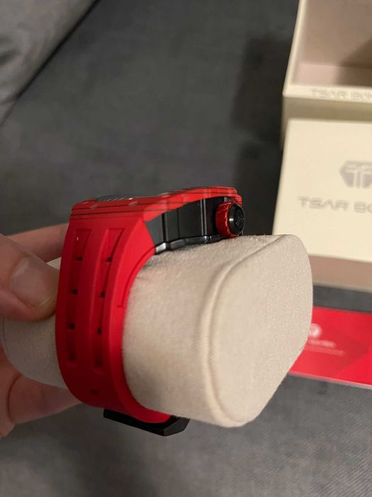 Ceas Automatic TSAR BOMBA - Skeleton Roșu - Full Box